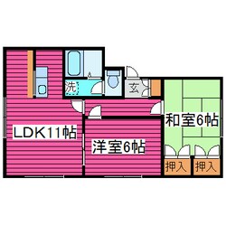 新道東駅 徒歩11分 2階の物件間取画像